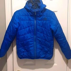 Boys Blue Northface Coat